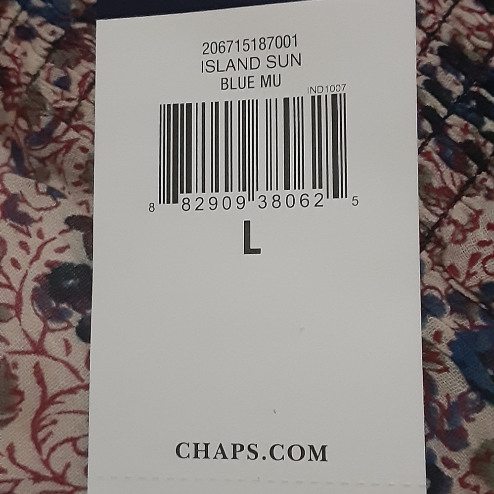 Chaps Maxi Grandmacore Floral Dress  Sizes XL Flowy Spring/summer - Picture 4 of 4